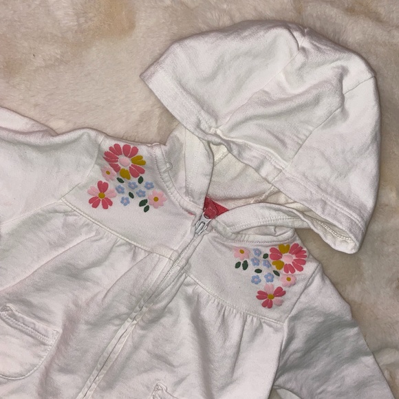 Carter's babygirl 9m jean & sweater set with flowers - Picture 5 of 8